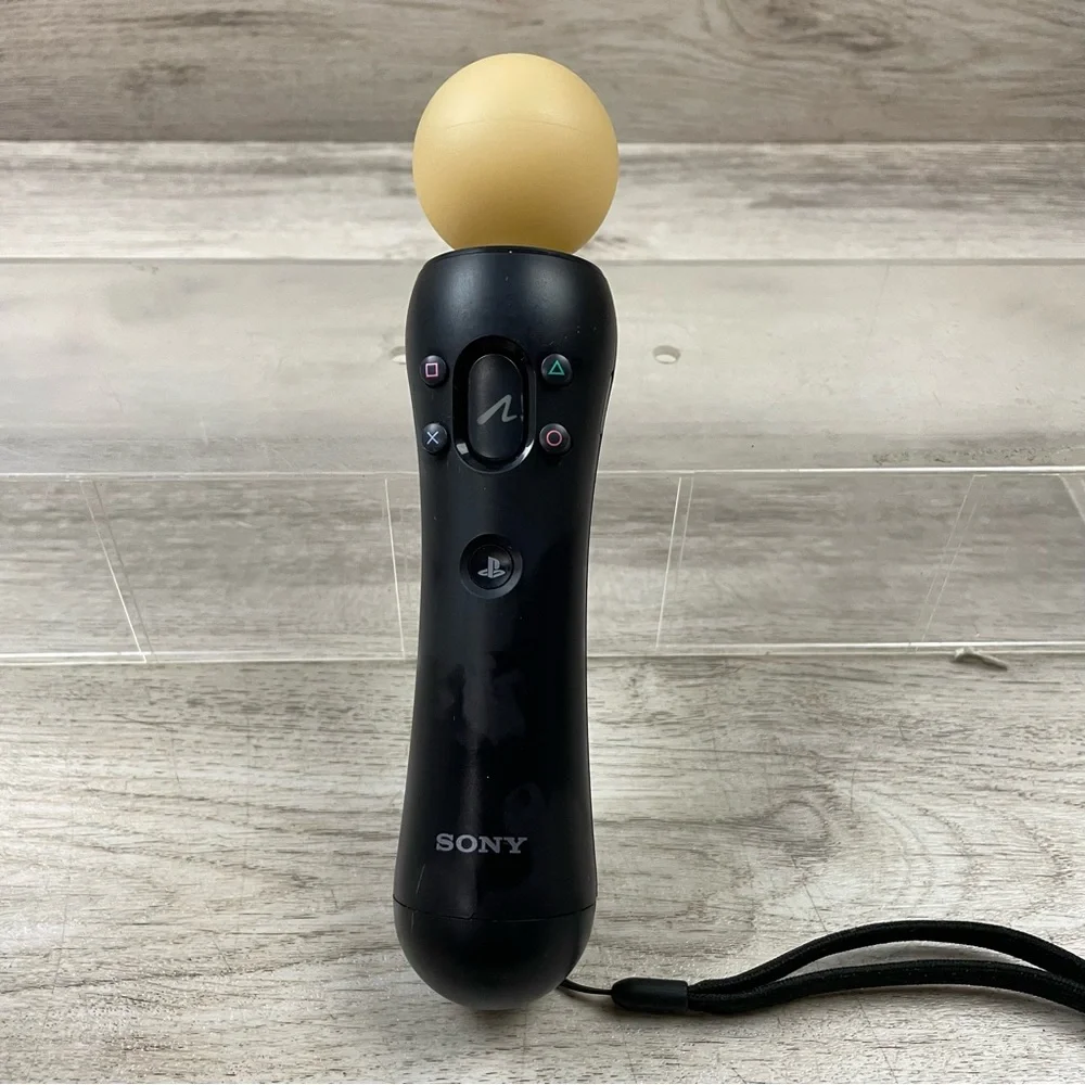 Genuine Sony Playstation Move Motion Controller Black CECH-ZCM1U Tested